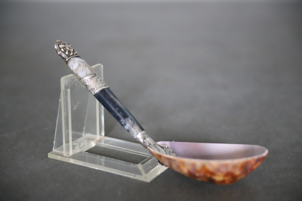 Sherbet Spoon - Ottoman Empire, Türkiye 19th Century