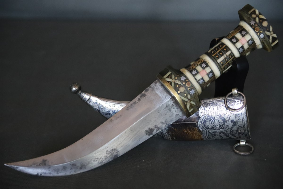 Syrian Dagger Known As Magdali - Syria, Circa 1900-photo-3