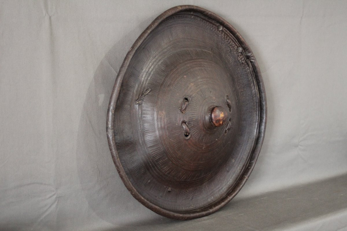 African Shield - Abyssinia, 2nd Half 19th 1st Half 20th Century-photo-4