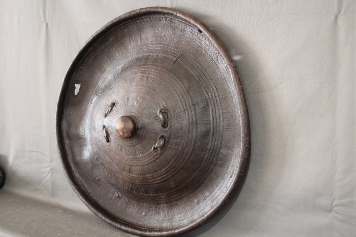 African Shield - Abyssinia, 2nd Half 19th 1st Half 20th Century-photo-5