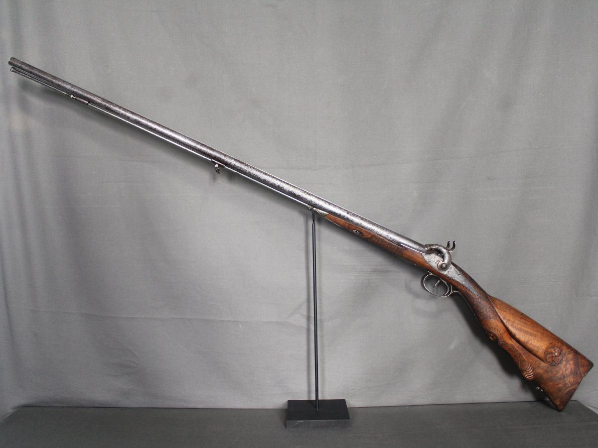 Side-by-side Percussion Shotgun - France, Circa 1840-1850-photo-4