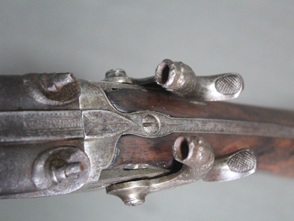 Side-by-side Percussion Shotgun - France, Circa 1840-1850-photo-4