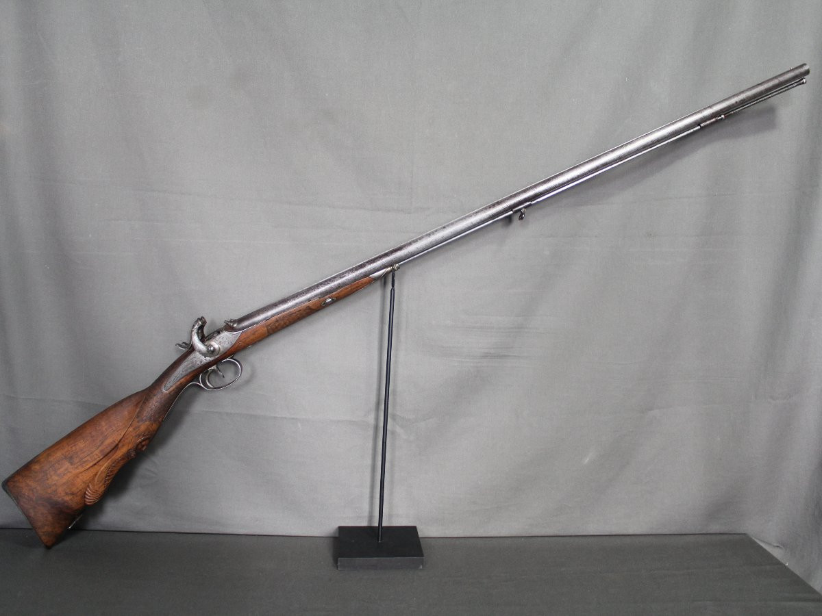 Side-by-side Percussion Shotgun - France, Circa 1840-1850-photo-7
