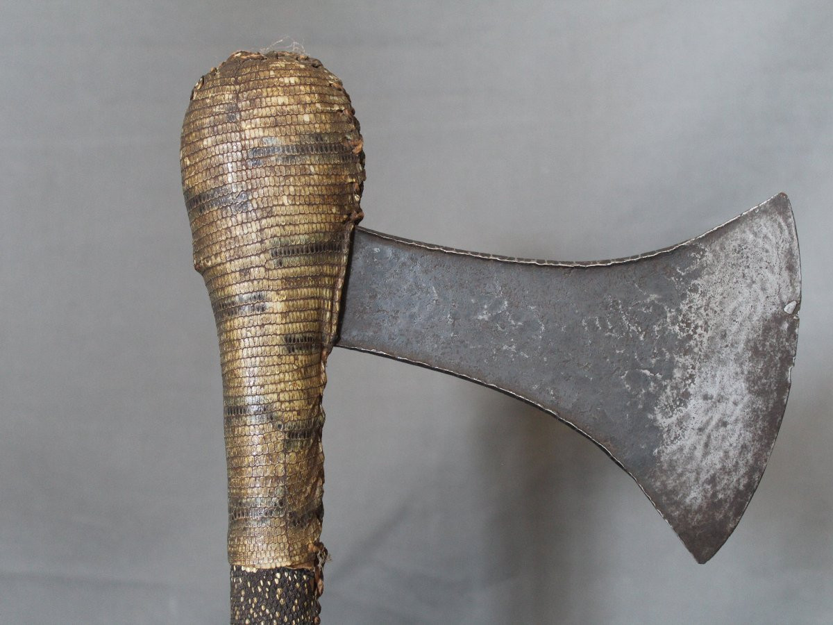 Hache De Prestige - Populations Kusu, Tétéla, Songye, Congo Rdc 1ère Moitié 20ème-photo-2