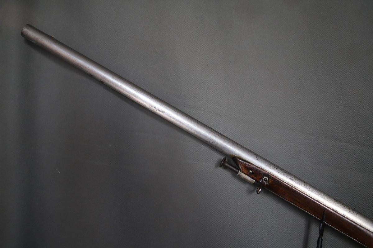Single-barrel Percussion Shotgun With Boar's Head Stock - Mid-19th Century-photo-6