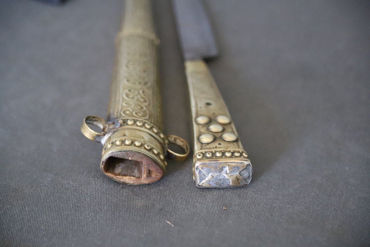 Moroccan Knife Called Mouss Or Sekkin - Morocco, 19th Century-photo-4