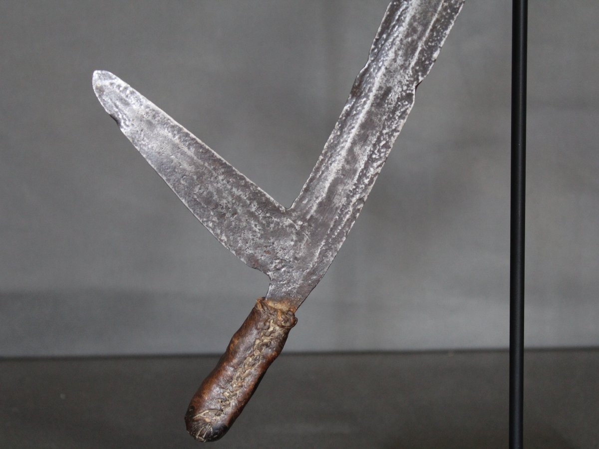 Couteau De Jet Bandia Nsakara, Congo Rdc , République Centrafricaine, Vers 1900-photo-5