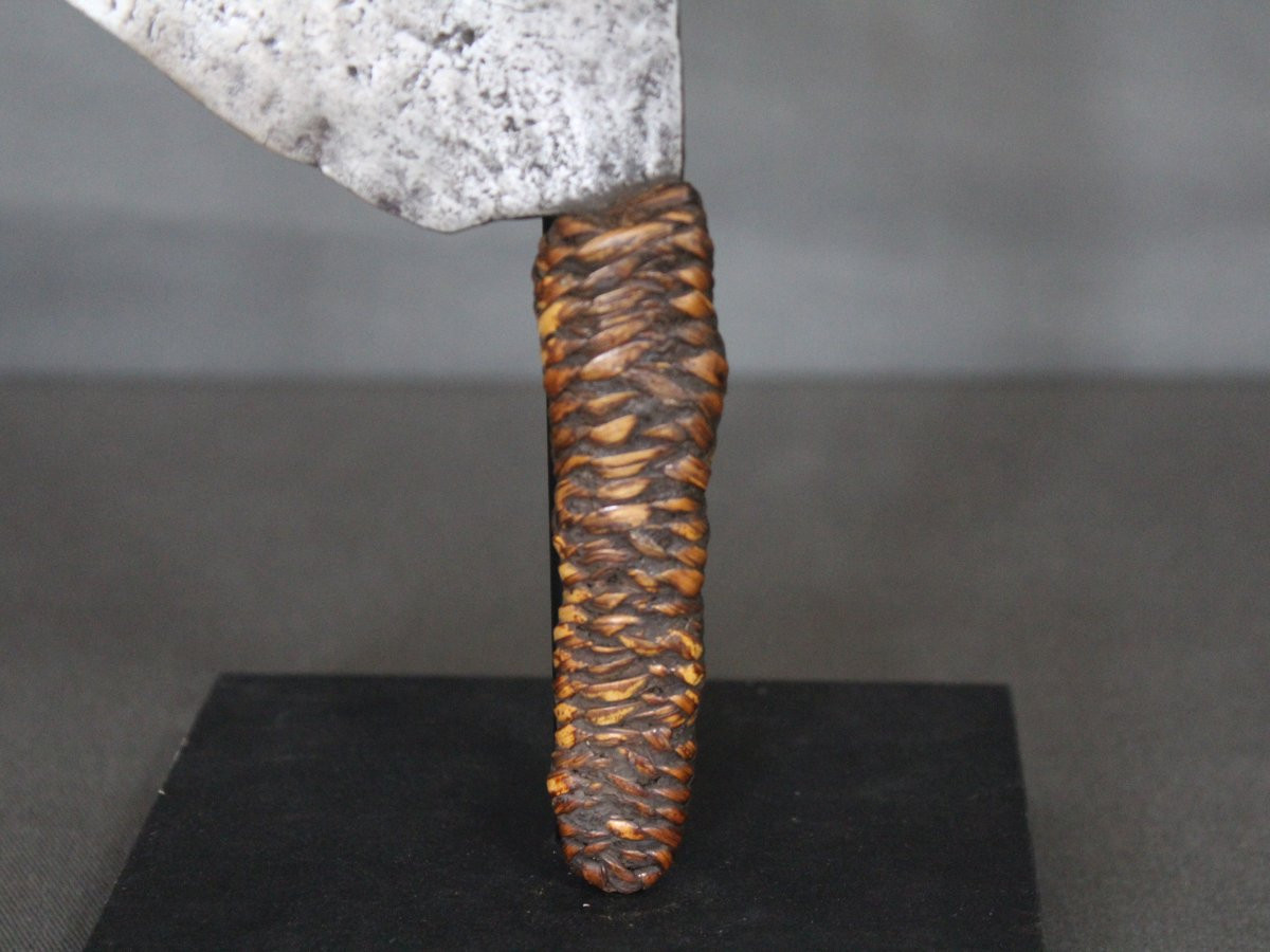 Ancien Couteau De Jet Africain Kipinga-photo-3