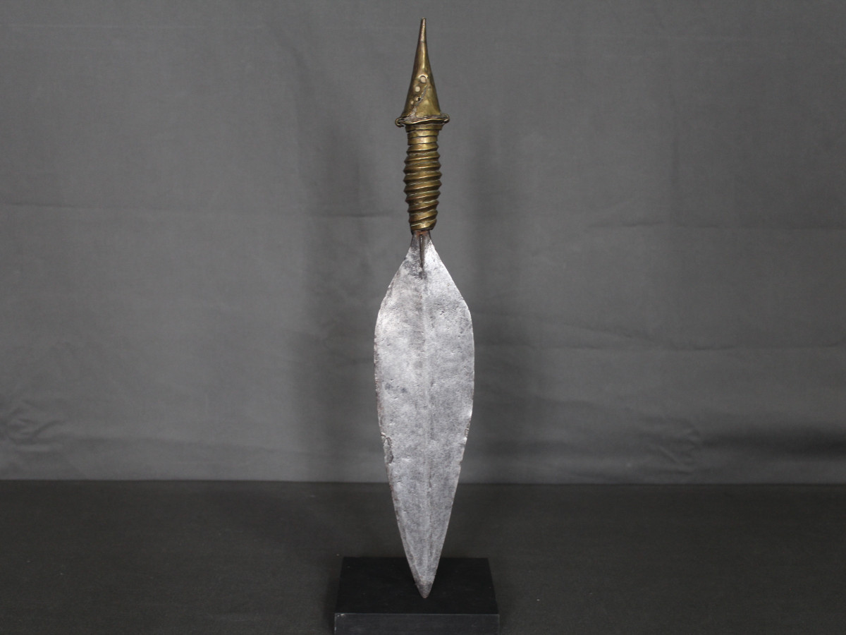Un Glaive à Lame Feuille De Saule - Kota/fang, Gabon, Début 20ème Siècle
