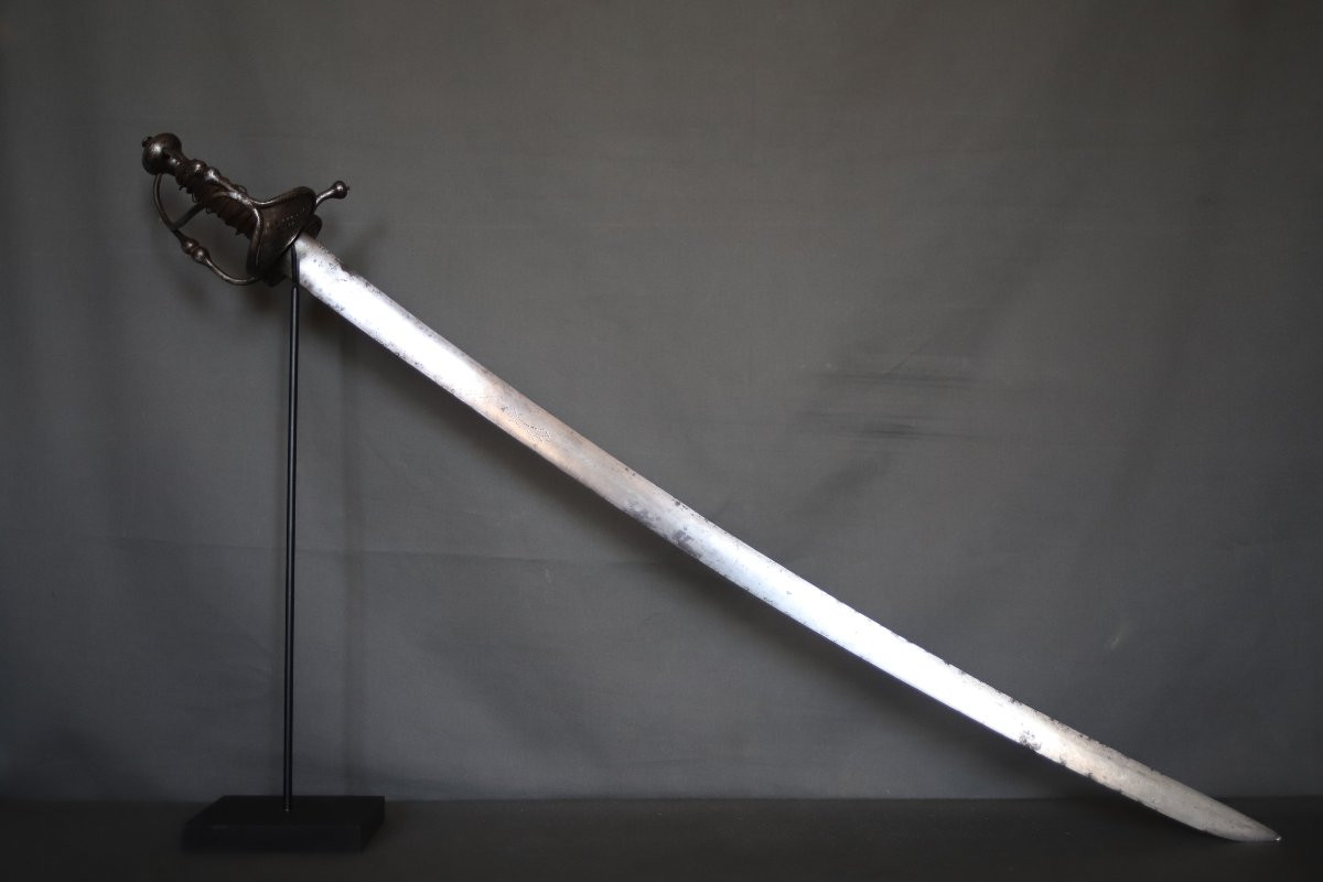 A Fine Walloon-type Cavalry Sabre - Probably Germanic, 17th Century-photo-2