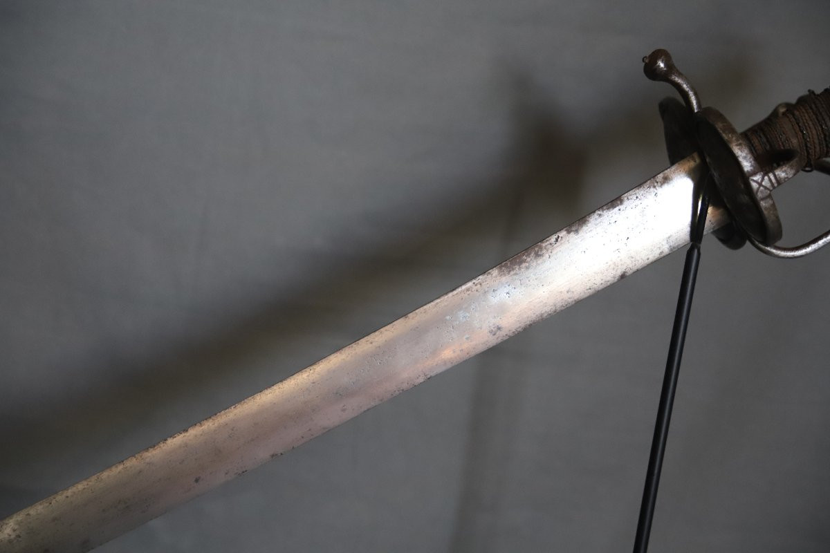 A Fine Walloon-type Cavalry Sabre - Probably Germanic, 17th Century-photo-6