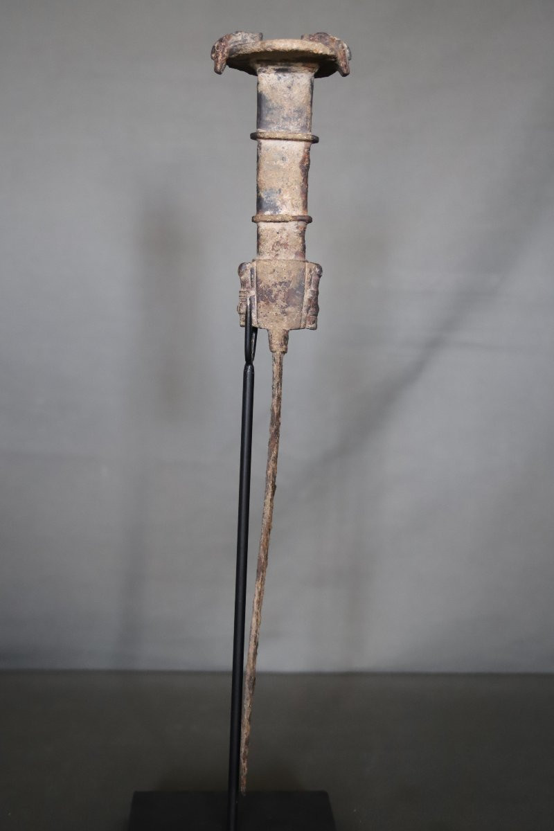 Iron Sword Known As "masks" - Luristan (louristan), 1100-700 Bc-photo-6