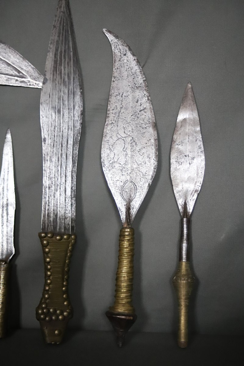 7 Armes Blanches Africaines, Provenance Henry De Monfreid - Corne De l'Afrique, 1ère Moitié 20è-photo-4