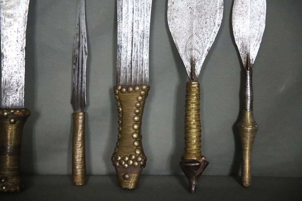 7 Armes Blanches Africaines, Provenance Henry De Monfreid - Corne De l'Afrique, 1ère Moitié 20è-photo-5