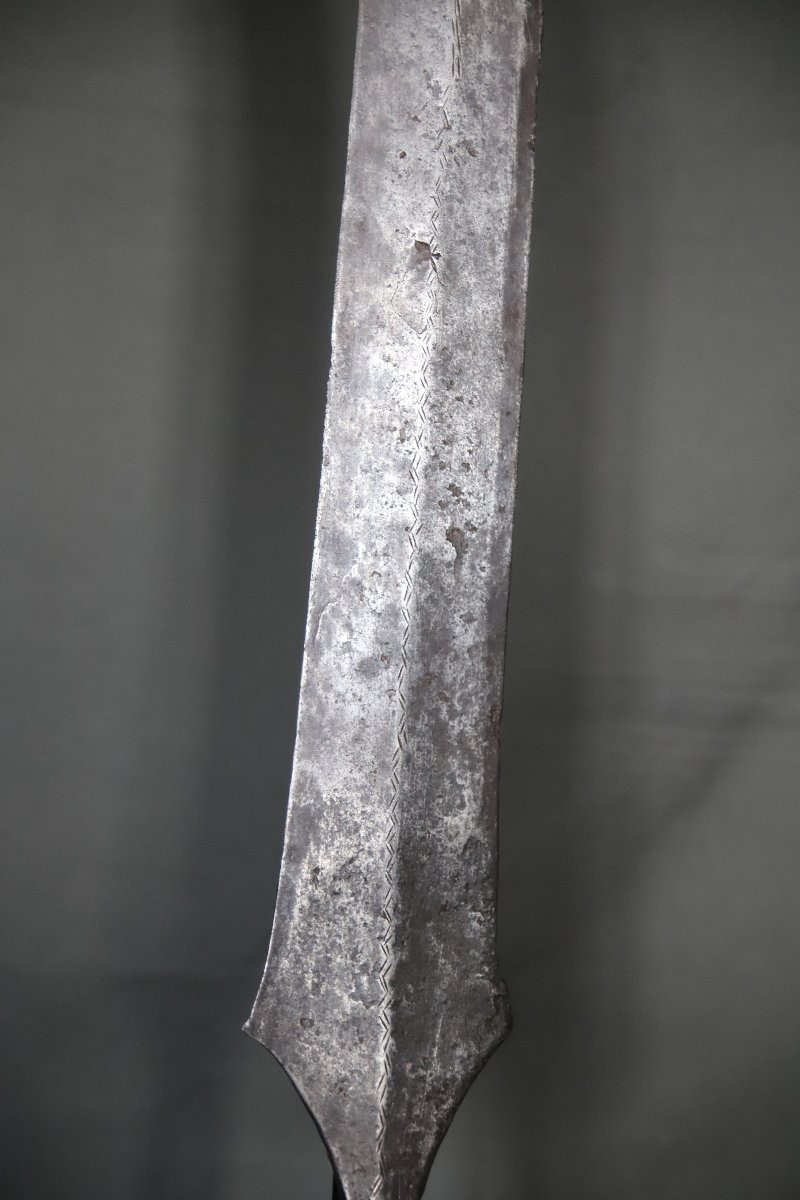 Saber Called Ngondi - Congo, Central African Republic, Yakoma, Ngbandi... Around 1900-photo-3