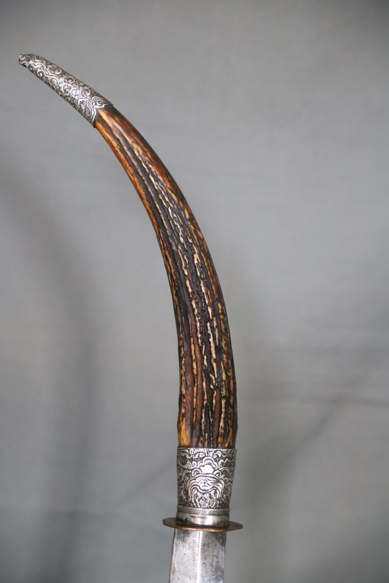 Strong Vietnamese Dagger - Vietnam, 19th Century-photo-3