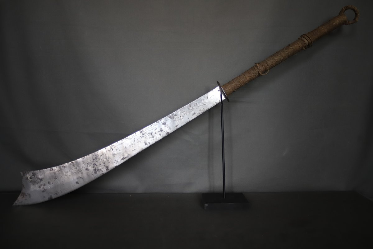 Sabre Vietnamien Dit Truong Dao - Vietnam, Vers 1900 (2)-photo-3