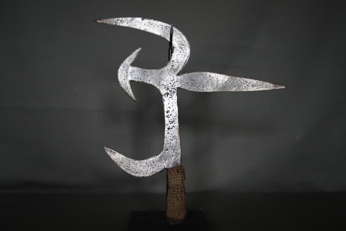 Ngbaka/mabo Throwing Knife, Congo, Central African Republic, Circa 1900-photo-4