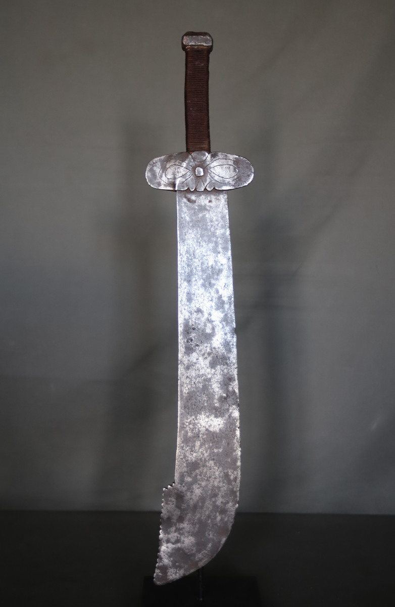 Sabre Court Chinois - Chine Du Sud, 19ème Siècle