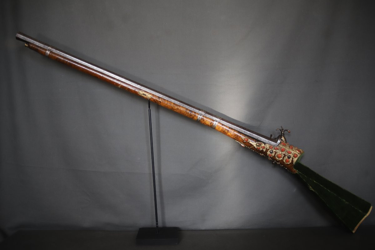 Fusil à Silex Ottoman Dit Tüfek Shishana - Turquie Ottomane, 18ème-19ème Siècle-photo-4