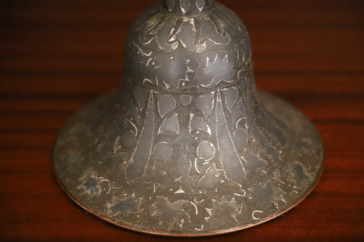Small Hookah Base In Bidri - India, Possibly Deccan, 18th-19th Century-photo-5