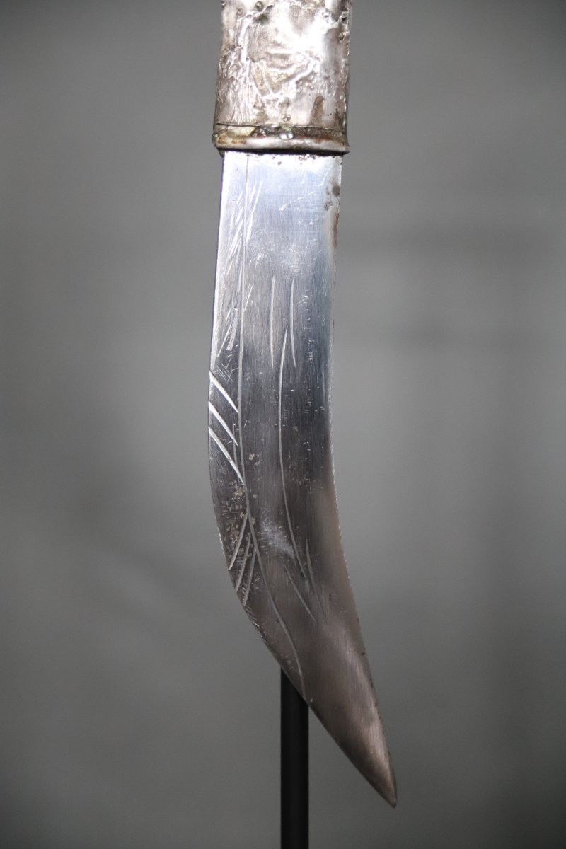 Couteau Arabe Dit Khadaam - Yemen, Milieu 20ème Siècle-photo-4