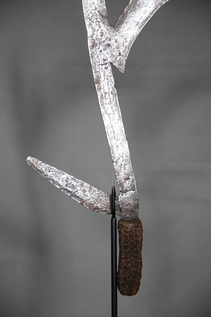 Couteau De Jet Banda -  Congo Rdc , République Centrafricaine, Collecté Vers 1910 -photo-3