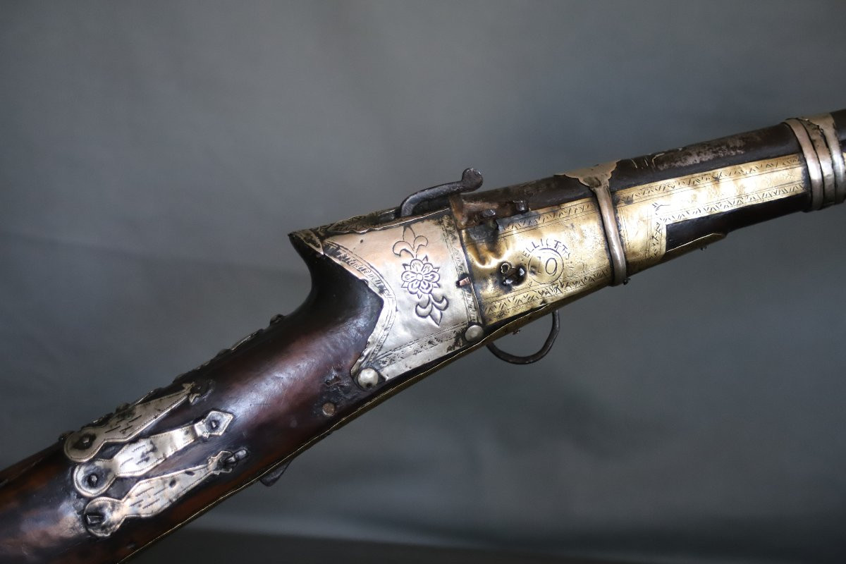 Afghan Matchlock Rifle - Afghanistan, Kunduz Region, 19th Century-photo-4