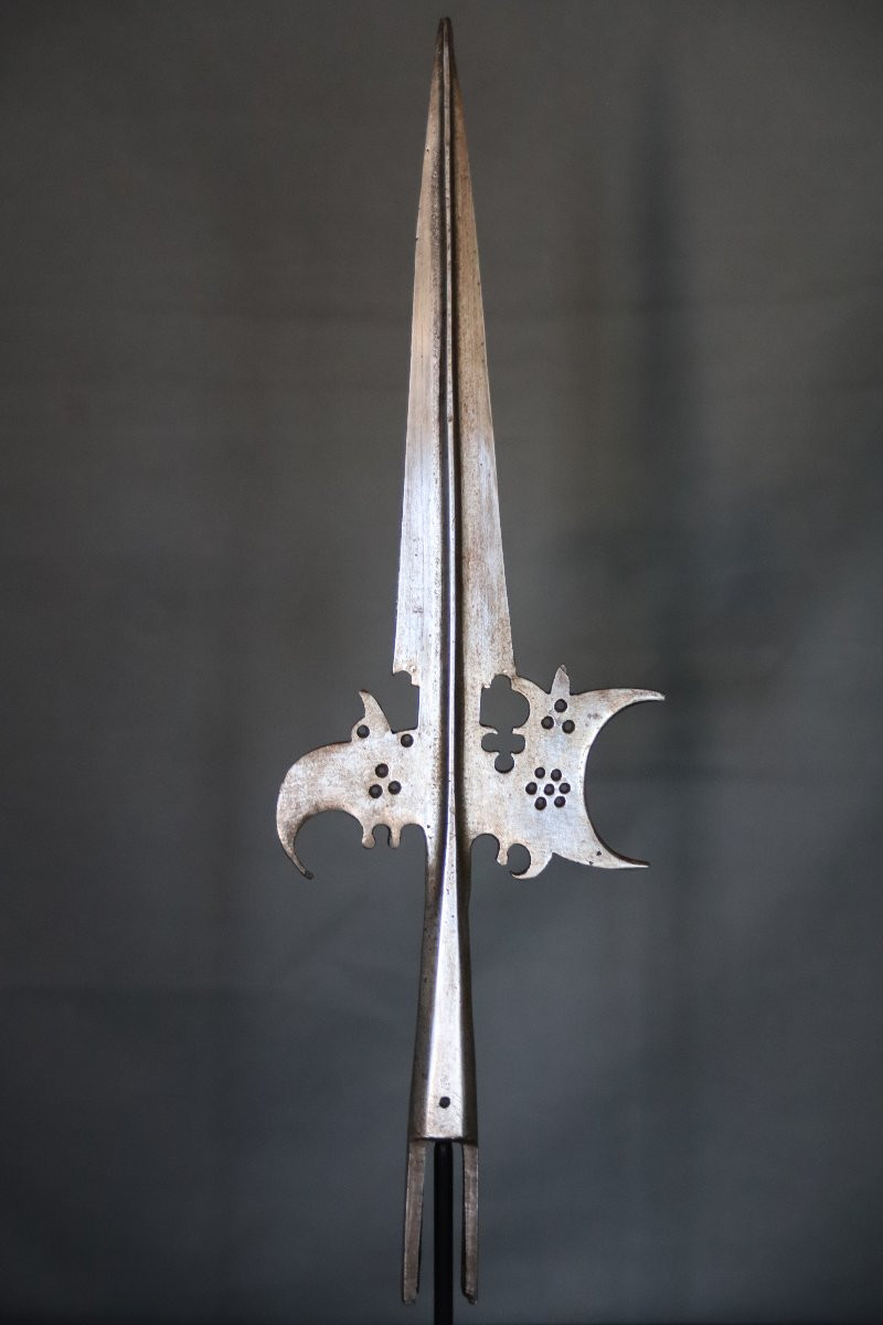 Halberd Iron - Europe, Late 17th Early 18th Century-photo-3