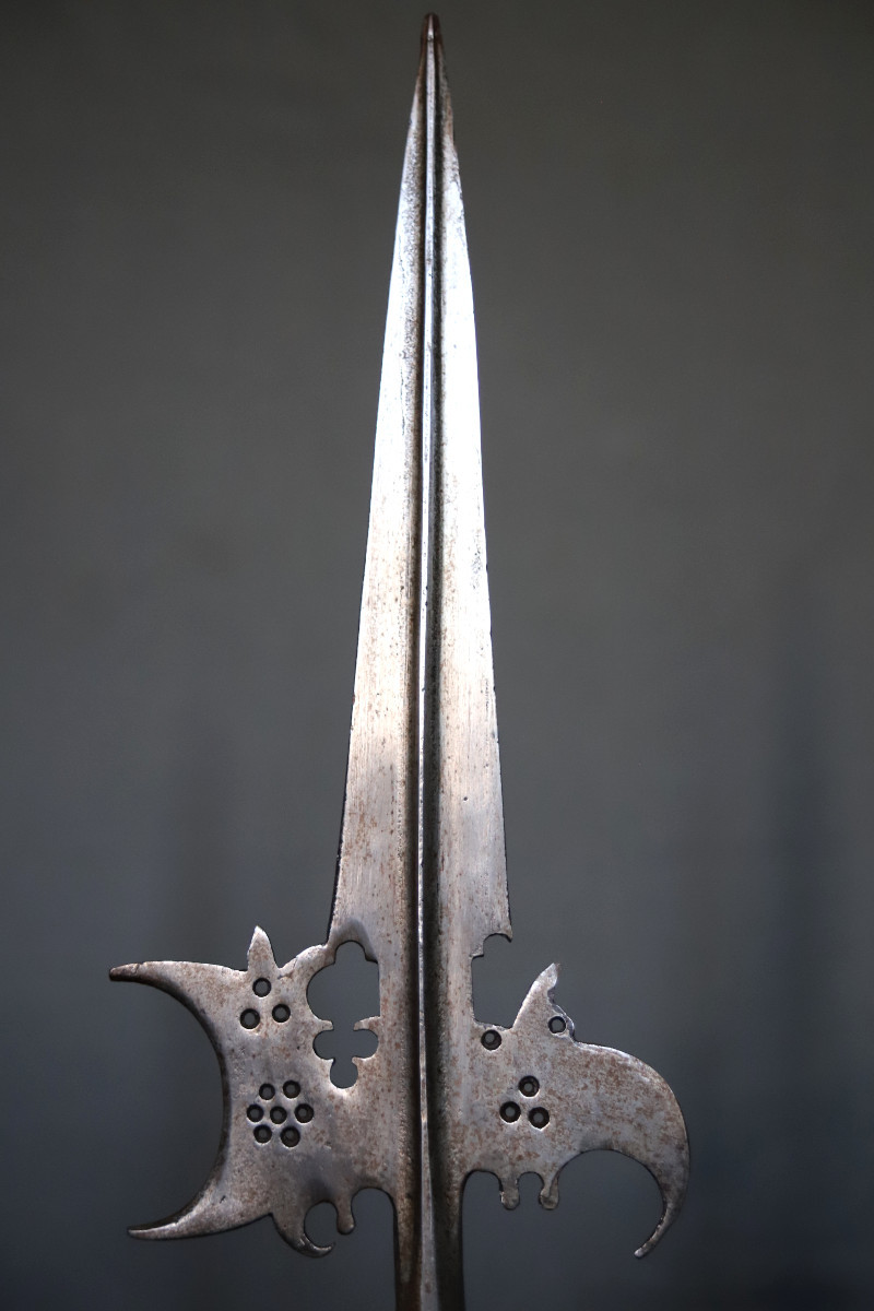 Halberd Iron - Europe, Late 17th Early 18th Century