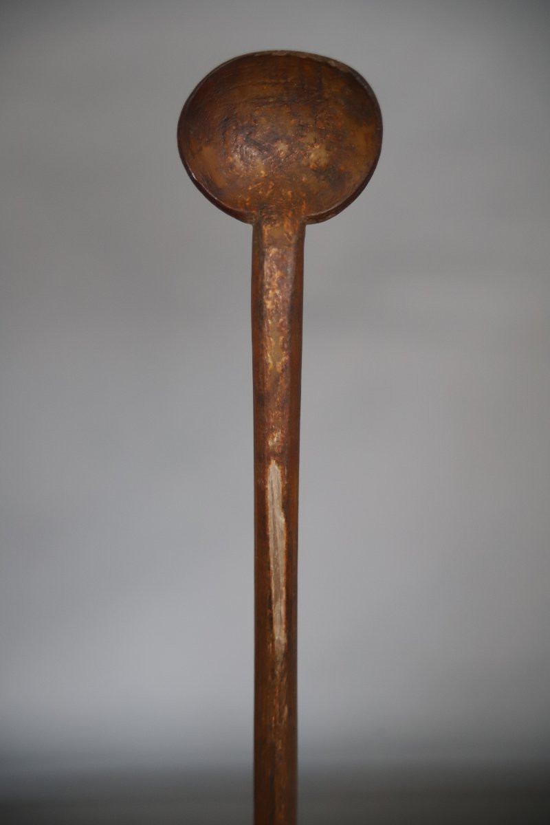 Prestige Spoon In Blonde Horn - Abyssinia, Ethiopia, Circa 1900 (3)-photo-3
