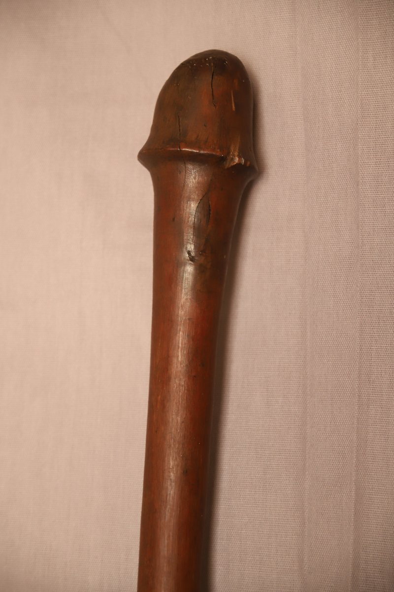Massue Kanak Phallique - 1897, Océanie, Nouvelle Calédonie-photo-3