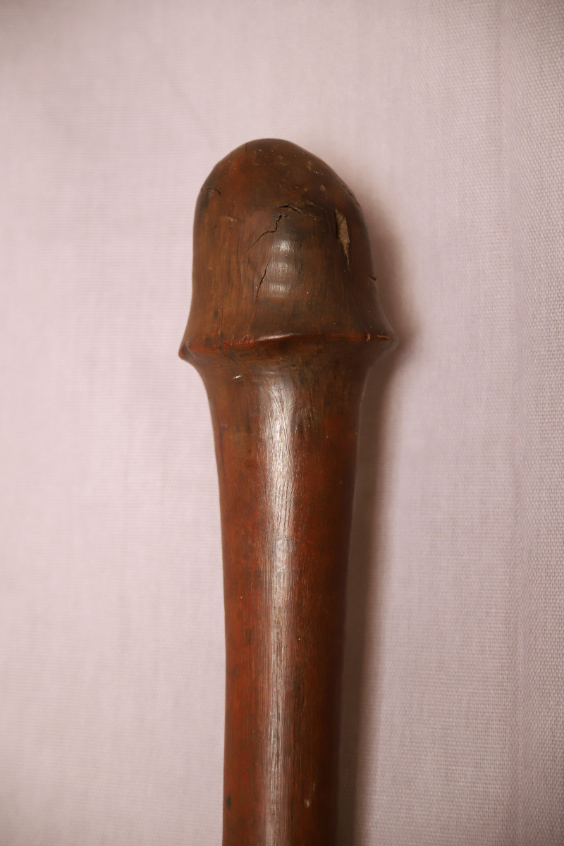 Massue Kanak Phallique - 1897, Océanie, Nouvelle Calédonie