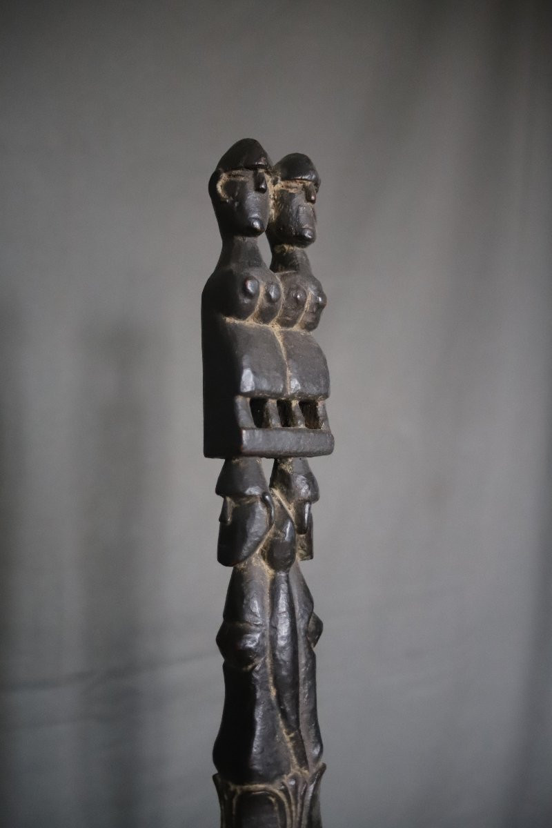 Antique Nepalese Ritual Staff - Nepal, Probably 1st Half 20th Century Or Earlier-photo-2