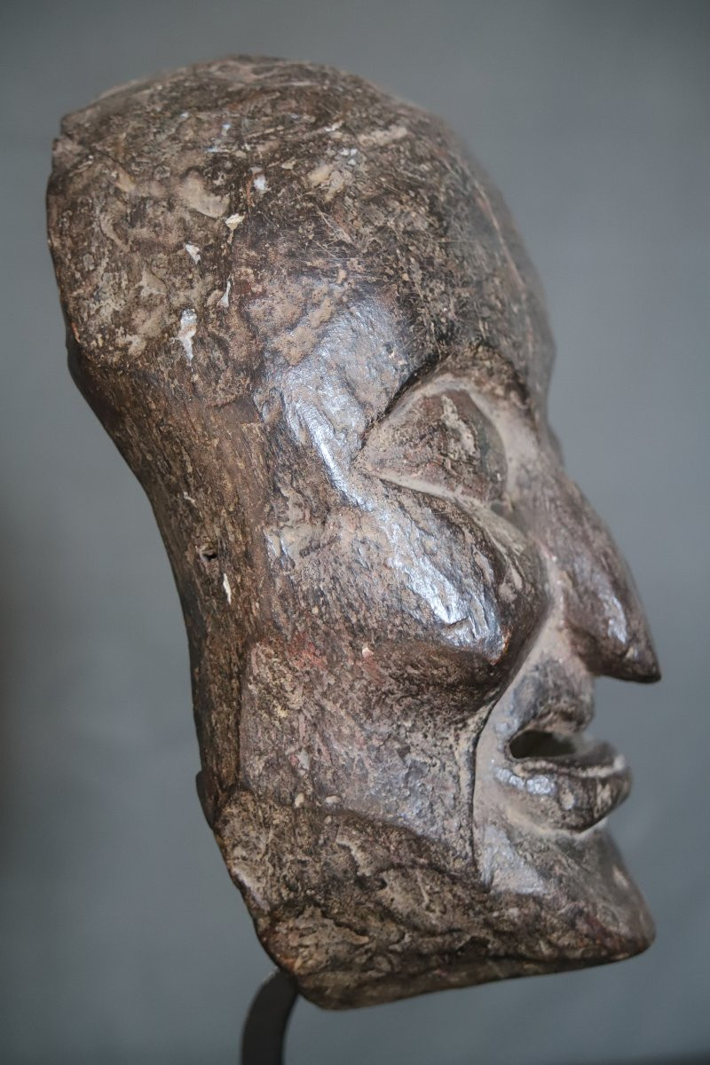 Ancien masque Antropomorphe féminin - Himalaya, Népal, Moyennes Collines-photo-4