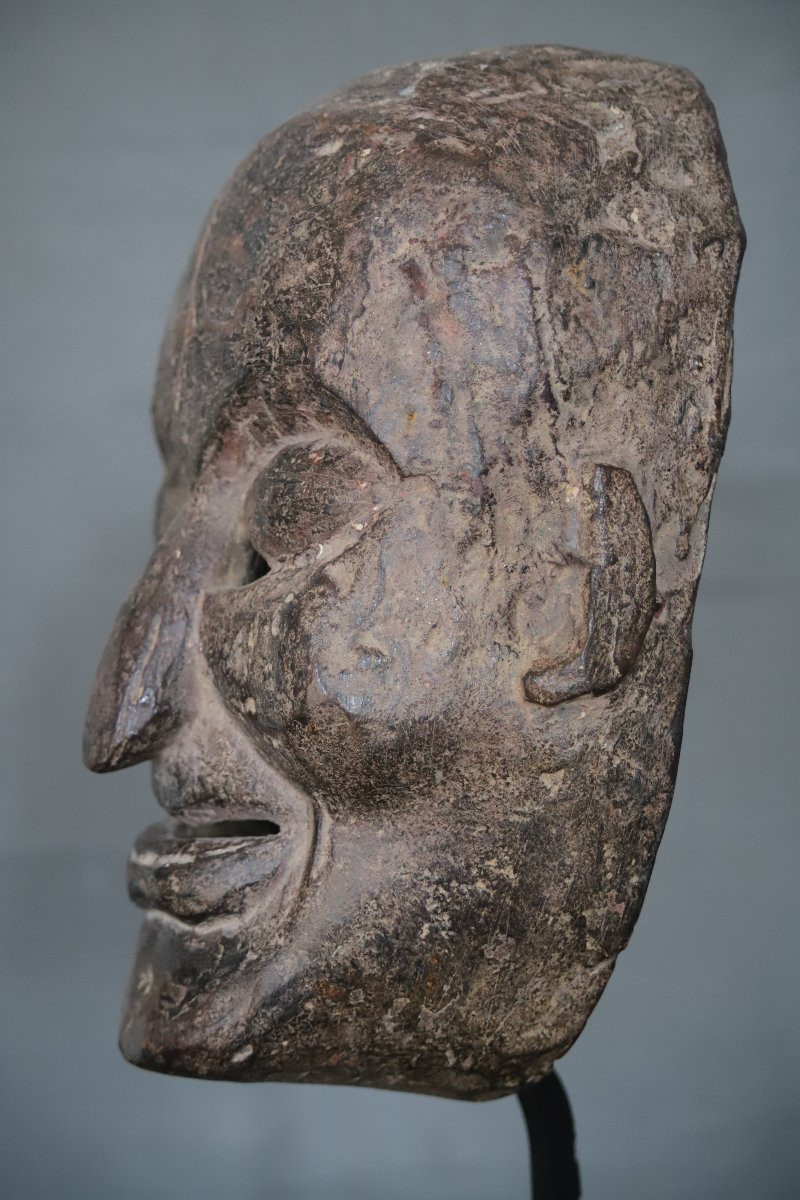 Ancien masque Antropomorphe féminin - Himalaya, Népal, Moyennes Collines-photo-1