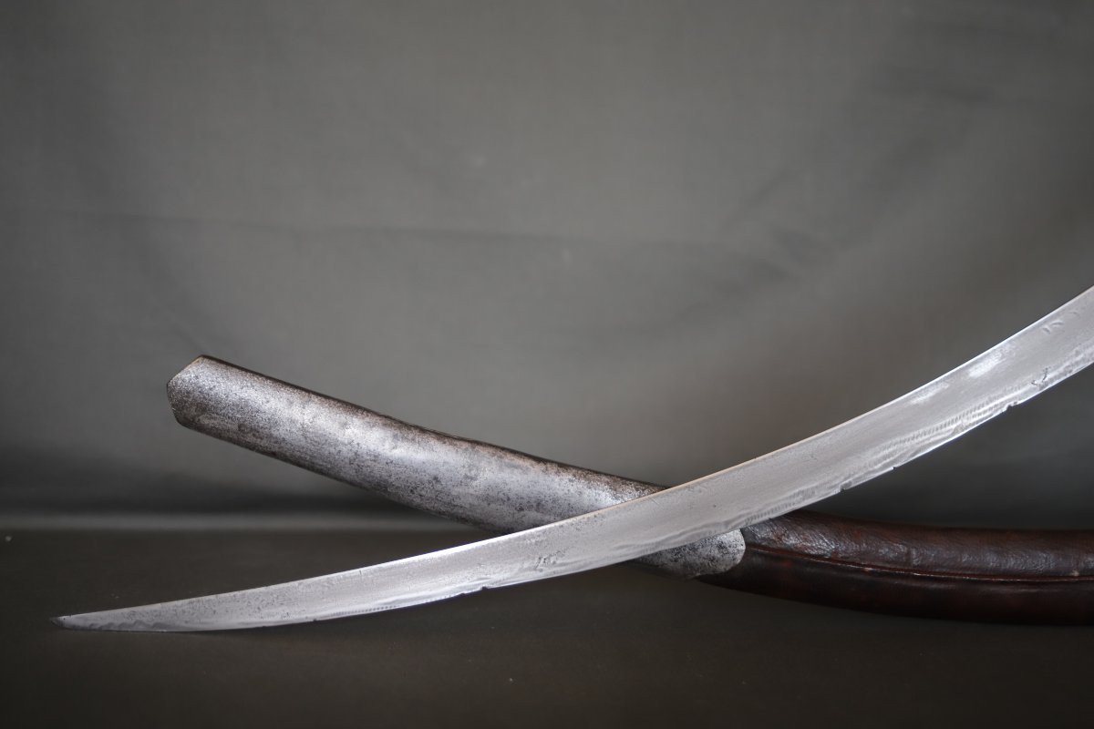 Un Sabre Shamshir Arabe - Pays Du Levant, Probablement Syrie, 19ème Siècle -photo-8