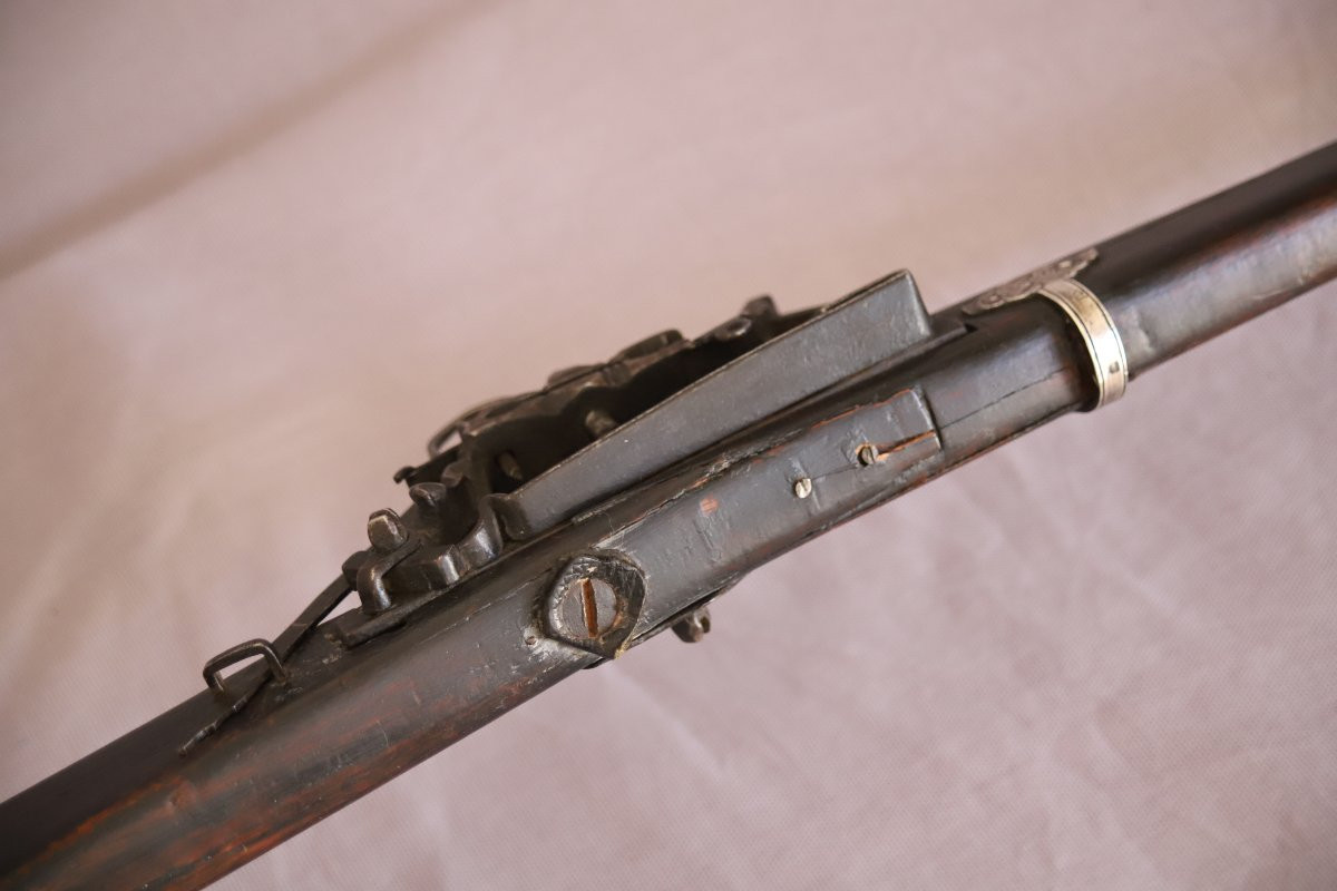 Rare fusil Mongol - Régions de l'Himalaya, Mongolie, 18ème-20ème siècle-photo-6