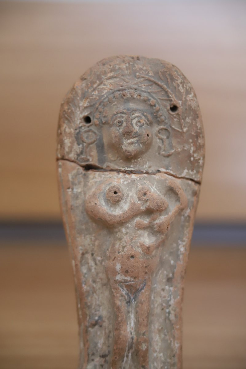 Terracotta Representation Of The Goddess Astarte - Egypt, Late Roman Period-photo-2