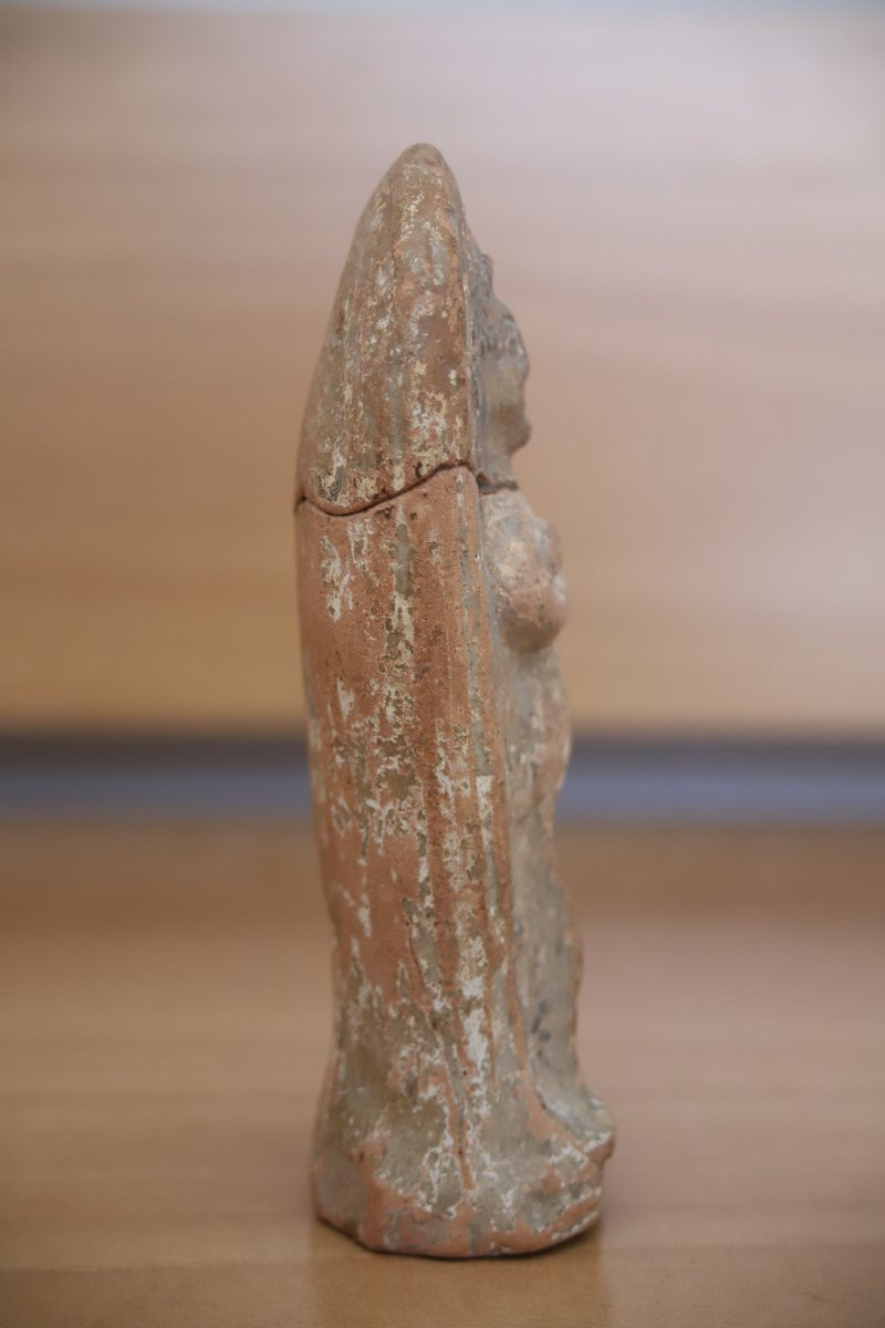 Terracotta Representation Of The Goddess Astarte - Egypt, Late Roman Period-photo-4
