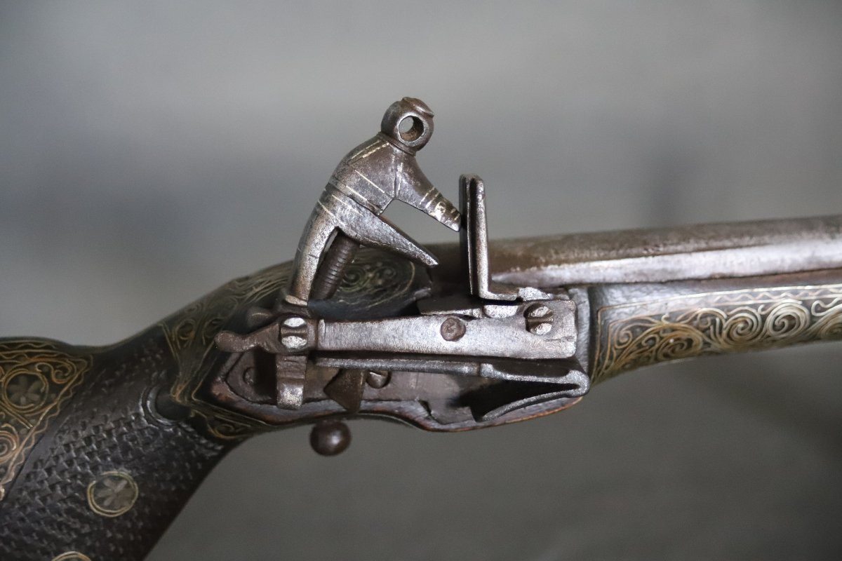 Oriental Flintlock Pistol - Türkiye Or Ottoman Balkans, 19th Century -photo-4