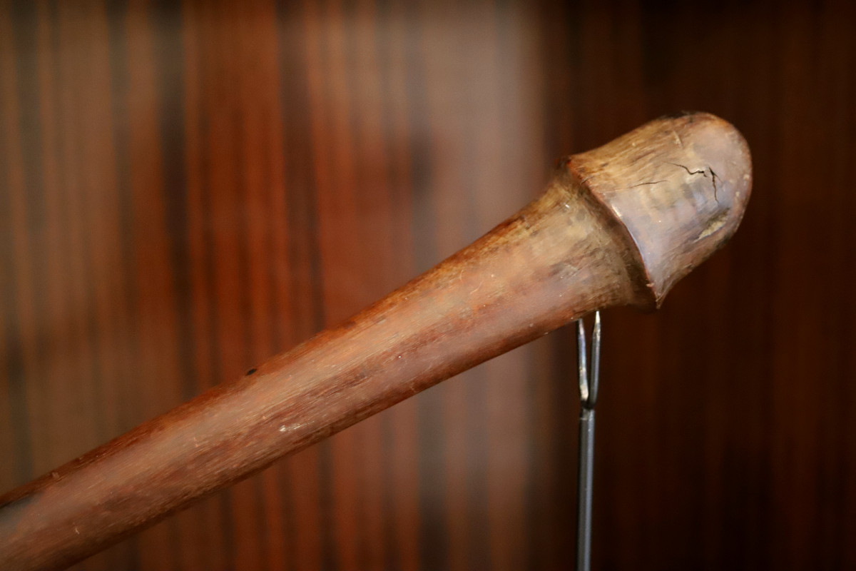 Collectée en 1897, Massue Kanak Phallique - Océanie, Nouvelle Calédonie