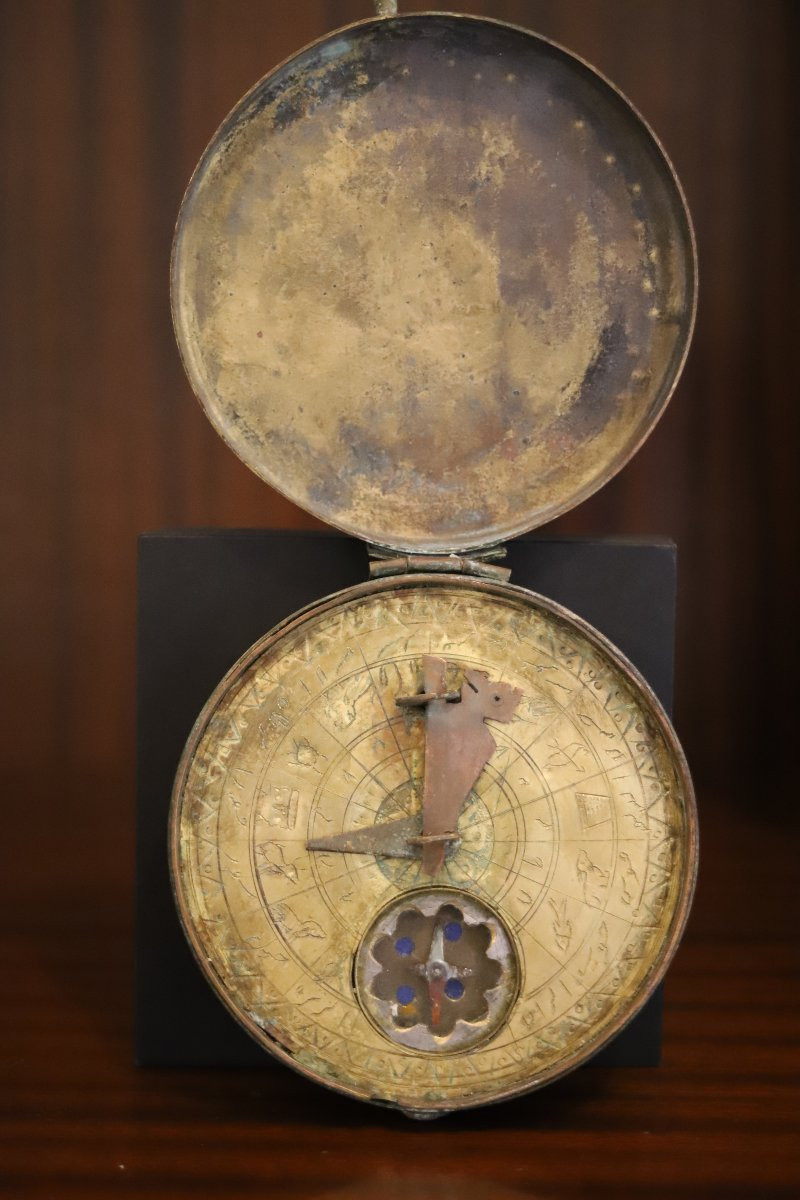Boussole et indicateur de Qiblah (Qibla) - Monde Ottoman ou Perse, 18ème-19ème siècle-photo-4
