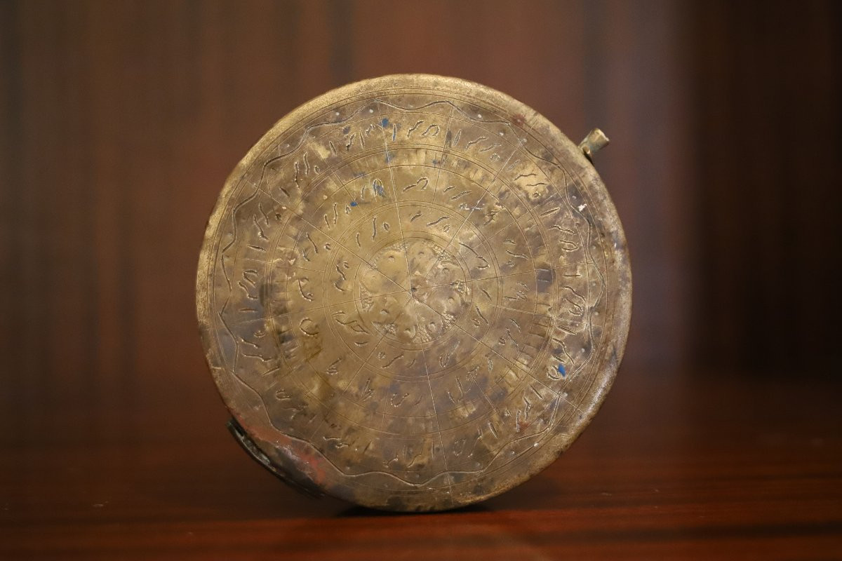 Boussole et indicateur de Qiblah (Qibla) - Monde Ottoman ou Perse, 18ème-19ème siècle-photo-2