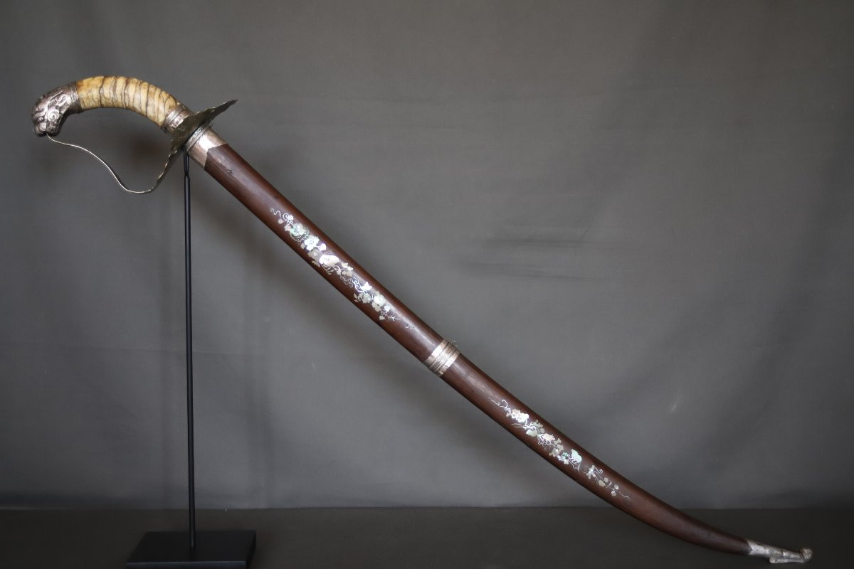 Vietnamese High Dignitary's Saber Called Guom - Vietnam, 2nd Half Of The 19th Century-photo-2