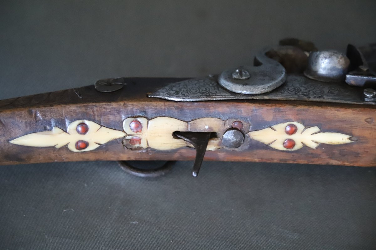  Algerian Short Moukhala Rifle - Algeria, 19th Century -photo-6