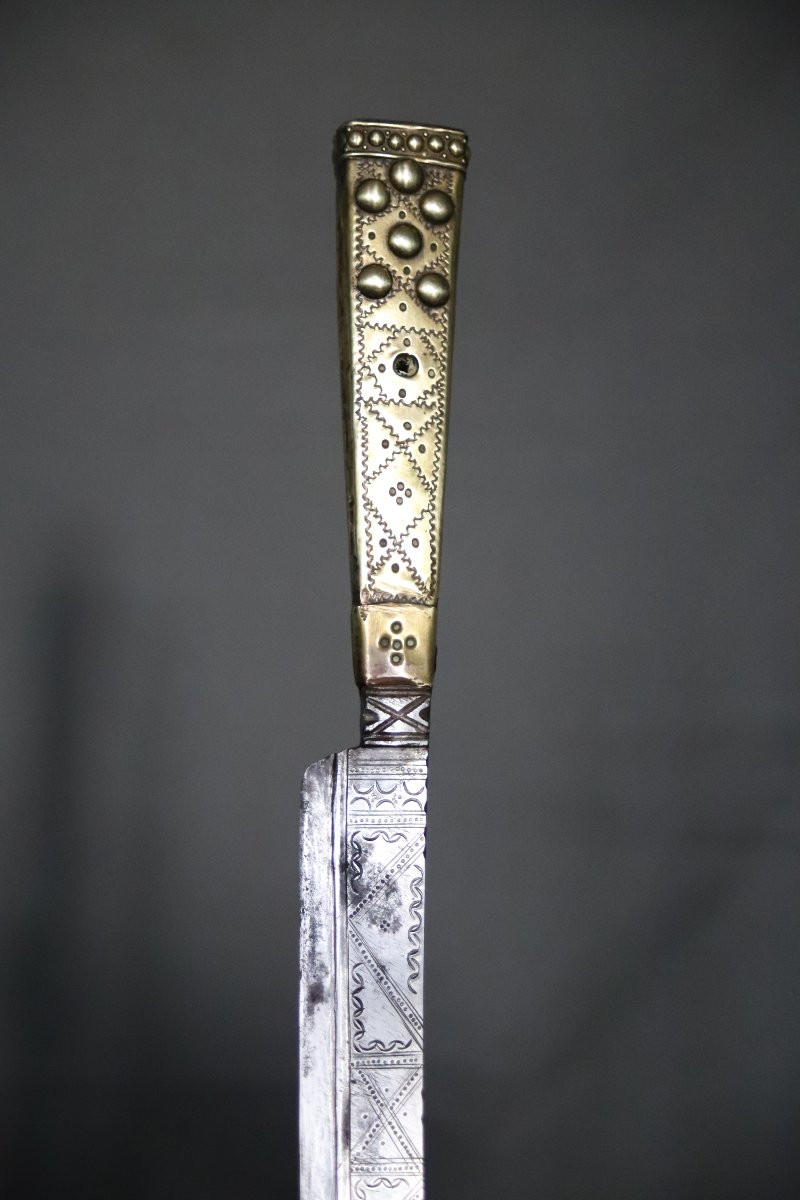 Couteau Marocain dit mouss ou sekkin - Maroc, 19ème siècle-photo-1