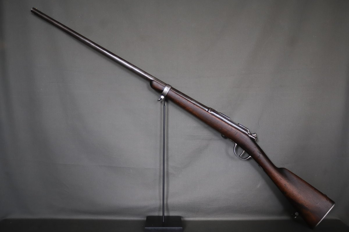 Fusil chassepot 1866 modifié en gras 1874 puis rechambré lisse en calibre 24 de chasse-photo-2