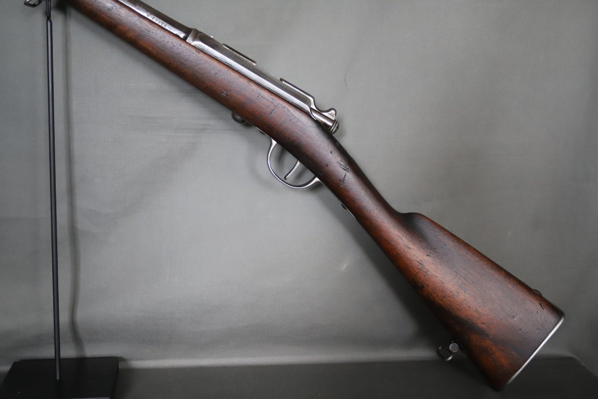 Fusil chassepot 1866 modifié en gras 1874 puis rechambré lisse en calibre 24 de chasse-photo-3
