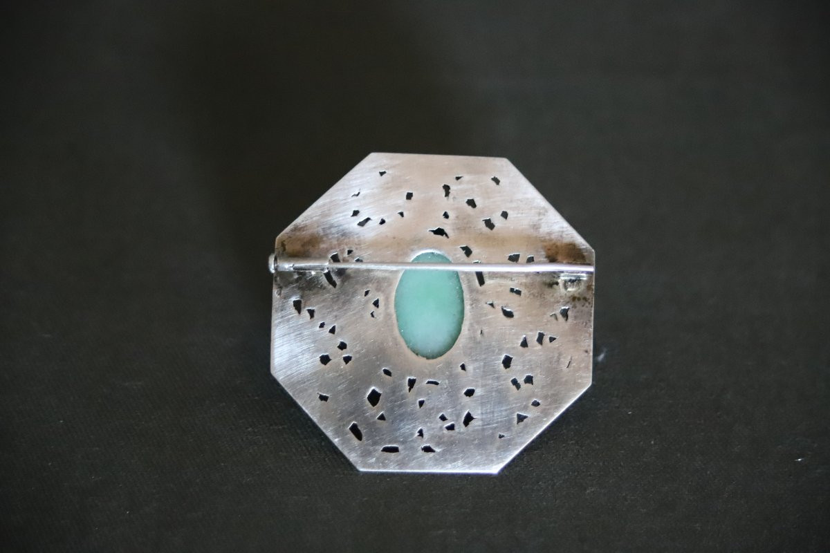 Un lot de bijoux Vietnamiens en argent et jade - Vietnam, vers 1910-1930-photo-3